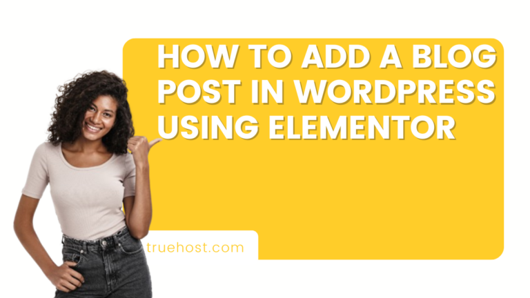 How to add a blog post in WordPress with Elementor