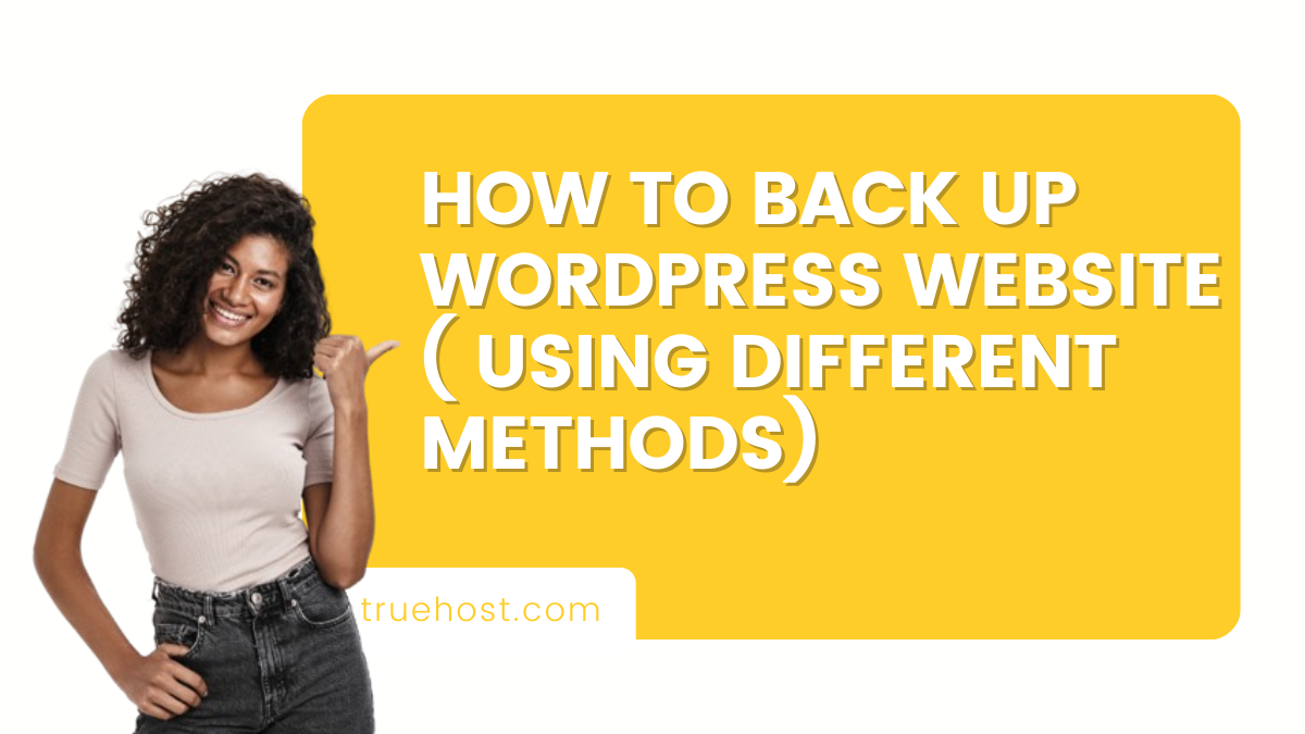 How to back up WordPress website