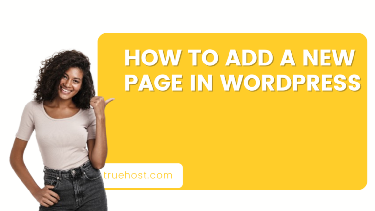 How to add a new page in WordPress
