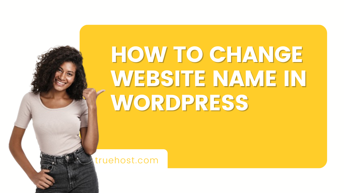 How to change website name in WordPress