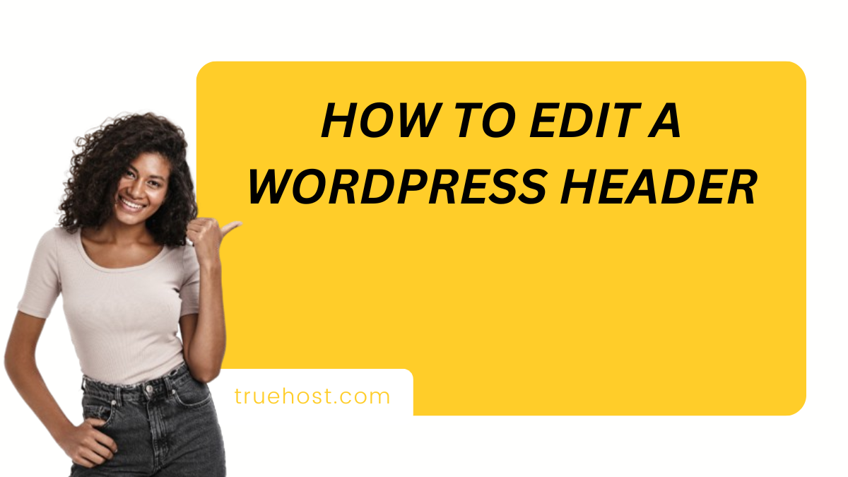 How to edit a WordPress header