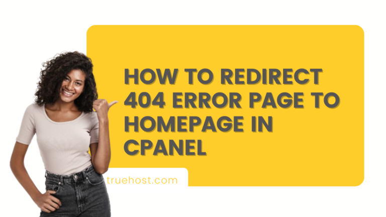 How to redirect 404 error page to homepage in cPanel