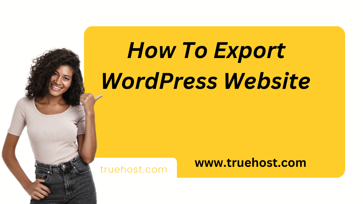 How To Export WordPress Website
