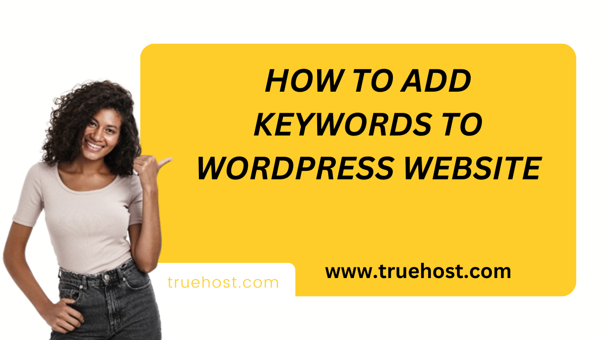How to add keywords to WordPress website