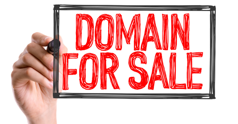 Domain for sale illustration