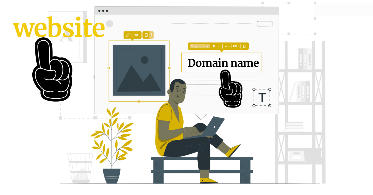 Domain name vs website