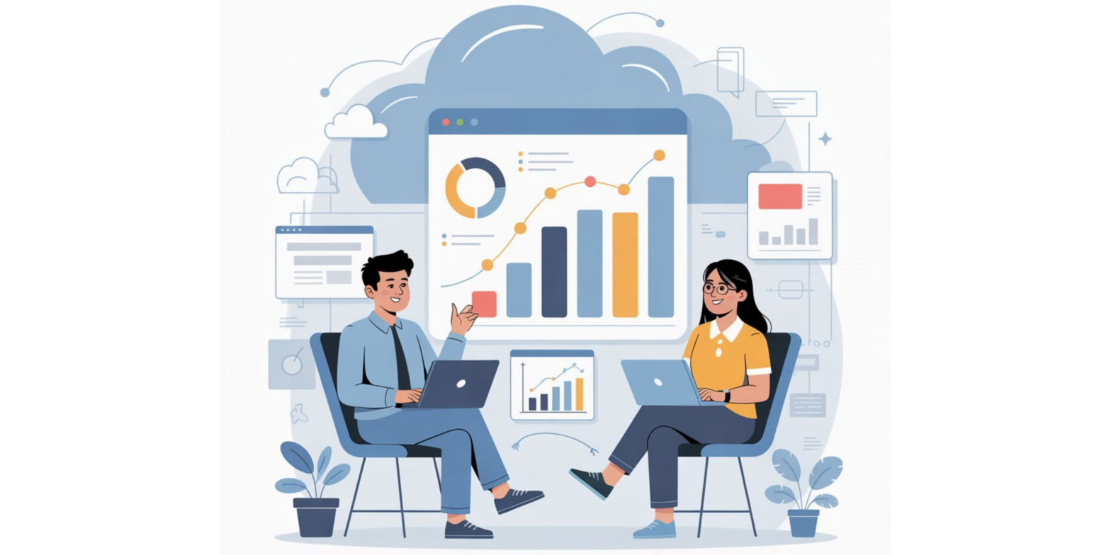 hosting plan illustration vector image